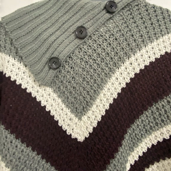 Multicolour poncho - Picture 3 of 4